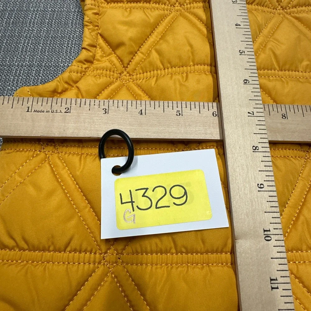 Gymboree Toddler Boys Puffer Vest 2T Yellow Snap Zip Layering‎